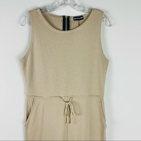 NEW New Pretty Little Thing tan ankle cinch loungewear jumpsuit 14 - Picture 3 of 9